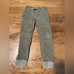 Green joggers for kids size 5t